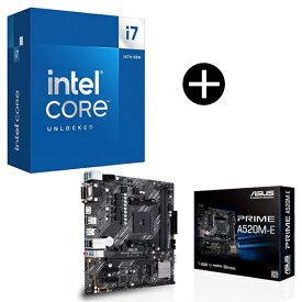 Intel Corei7-14700K CPU + ASUS PRIME A520M-E マザーボード セット