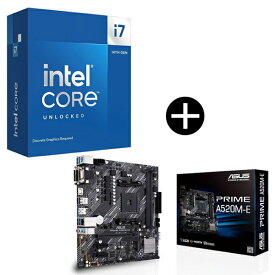 Intel Corei7-14700KF CPU + ASUS PRIME A520M-E マザーボード セット
