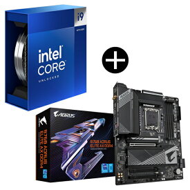 【5/10限定！エントリー＆抽選で最大100%Pバック】 Intel Corei9-14900K CPU + GIGABYTE B760 A ELITE AX DDR4 マザーボード セット