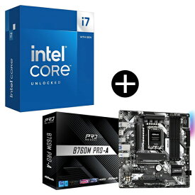 Intel Corei7-14700K CPU + ASRock B760M Pro-A マザーボード セット