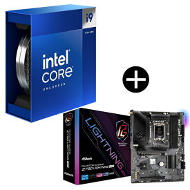 【4/25限定！エントリー＆抽選で最大100%Pバック】 Intel Corei9-14900K CPU + ASRock Z790 Lightning WiFi マザーボード セット