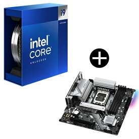 Intel Corei9-14900K CPU + ASRock B760M Pro RS/D4 マザーボード セット
