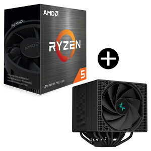 yKiz AMD Ryzen 5 5500 Wraith Spire Cooler CPU + DEEPCOOL R-ASN4-BKNNMT-G ASSASSIN IV CPUN[[ Zbg