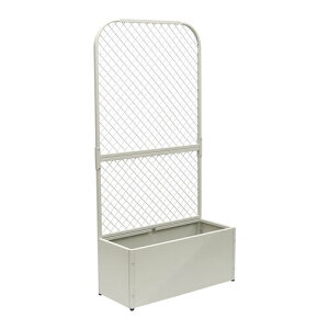 【エントリーでP10倍!24日20:00-27日9:59】 TW001WHT プランターBOX付きフェンス TWILL(ツイル) アイボリーホワイト 住まいスタイル