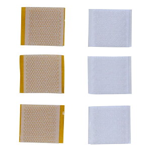 【エントリーでP10倍!24日20:00-27日9:59】 BR046 強力面ファスナー バリバリテープ POP用 白 40枚入 和気産業