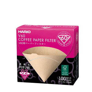 �y�[�p�[�t�B���^�[100�� V60�p HARIO VCF-02-100MK 1�`4�t�p �R�[�q�[�t�B���^�[ M�T�C�Y ������