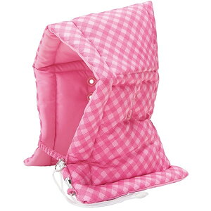 BZ-102P 防災ずきん チェック ピンク Nakabayashi