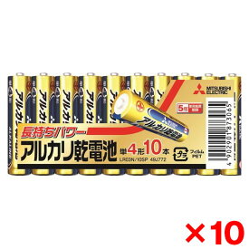 【100本セット】単4アルカリ乾電池 10本パック ×10 電池 単4 乾電池 アルカリ 長持ち まとめ買い ストック 単四形 備蓄 防災 災害 非常用