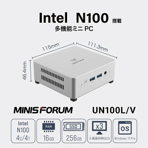UN100L/V-16/256-W11Pro(N100) MINISFORUM [fXNgbvp\R j^ / Windows 11 Pro 64 bit]