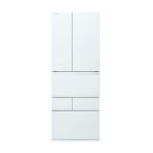 �①�� 600L ���� TOSHIBA �x�W�[�^ VEGETA FZS�V���[�Y GR-W600FZS(TW) �t���X�g�z���C�g �� �t�����`�h�A �G�N�v�����I