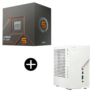 AMD Ryzen 5 8500G BOX With Wraith Stealth Cooler CPU + ASRock DeskMini X600/W/BB/BOX/JP xA{[ Zbg