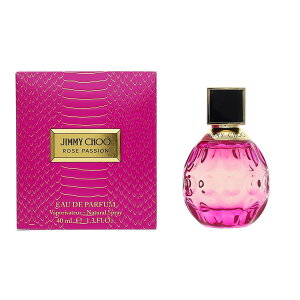 【エントリーでP10倍!24日20:00-27日9:59】 JIMMY CHOO ジミーチュウ 香水 レディース ローズパッション オードパルファム 40mL JM-JIMMYCHOOROSEPA-40 フレグランス 誕生日 新生活 クリスマス ギフト プレゼ