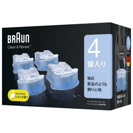 BRAUN(ブラウン) CCR4CR [ クリーン&リニューシステム専用洗浄液カートリッジ(4個入) ] 新生活 アウトレット エクプラ特割