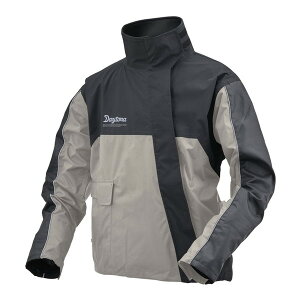 D48273 レインウェア ジャケットのみ ハイパフォーマンスレインウェア DR-001補修品 グレー 2XLサイズ デイトナ