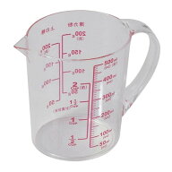Simple use 大きい目盛耐熱計量カップ500ml パール金属