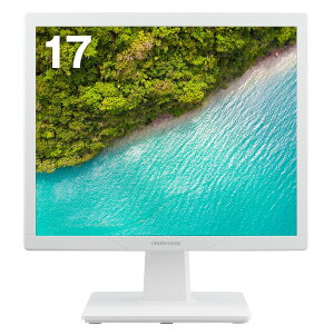GH-LCS17D-WH GREEN HOUSE �z���C�g [17�^�t���f�B�X�v���C VGA/HDMI]