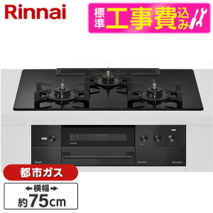 �y�W���ݒu�H���Z�b�g�z Rinnai RHS72W38M11RCBW-13A �W���ݒu�H���Z�b�g �i�C�g�u���b�N DELICIA [�r���g�C���K�X�R����(�s�s�K�X�p�E�������΃^�C�v�E3���E75cm)] ���r���[CP300