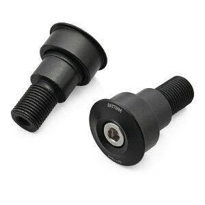 D48333 ハイビジミラー バーエンドミラーアダプター ヤマハ M16用 左右セット ブラック デイトナ