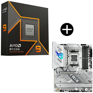 AMD Ryzen 9 9900X W/O Cooler WOF (12C/24TA4.4GHzA120W) CPU + ASUS ROG-STRIX X870-A GAMING WIFI }U[{[h
