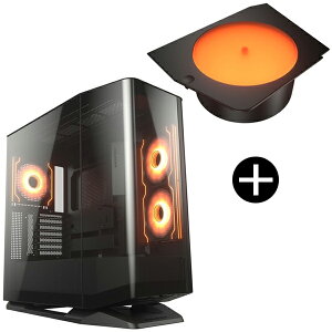 COUGAR CGR-58M6B-RGB FV270 RGB Black ubN PCP[X + CGR-58M6B-LRP FV270 LUMINOUS ROTATING PLATFORM Black ubN FV270V[YpIvVp[c