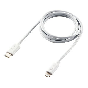 ELECOM MPA-CL10WH AppleFؕi USBP[u(USB-C&Lightning) 1m zCg() [J[