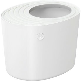 PUNT-430 アイボリー アイリスオーヤマ [上から猫トイレ プチ] メーカー直送