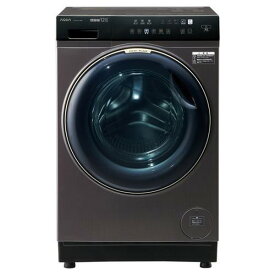 ドラム式洗濯機 洗濯機 12kg アクア AQUA AQW-DX12R-L-K シルキーブラック まっ直ぐドラム2.0 ドラム式洗濯乾燥機 洗濯12kg 乾燥6kg 左開き エクプラ特選