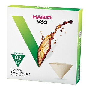 �y�[�p�[�t�B���^�[40�� V60�p HARIO VCF-02-40M 1�`4�t�p �R�[�q�[�t�B���^�[ M�T�C�Y