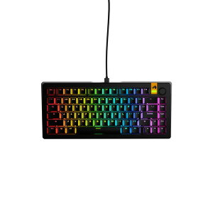 GLO-KB-GMMK3-75-PB-HE-W-BLK-US Glorious �u���b�N GMMK 3 HE 75% Prebuilt Wired Black - US [�Q�[�~���O�L�[�{�[�h (�p��z�� 80�L�[)]