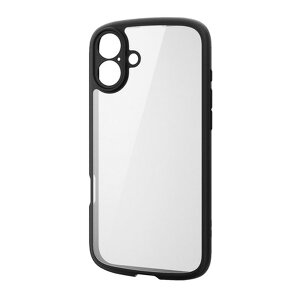 PM-A24BTSLFCKBK ELECOM ubN [iPhone 16 Plus P[X nCubh Ռz y ^ JYی݌v Xgbvz[t]