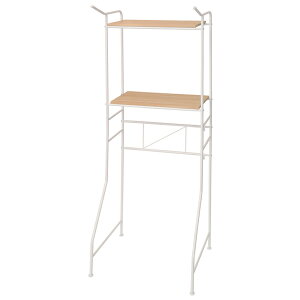 ランドリーラック 洗濯機ラック 洗濯機上ラック 洗濯機収納 収納棚 洗濯機 2段 洗面所 脱衣所 収納 ラック 棚 ランドリー 収納ラック おしゃれ ブラック ホワイト 白 黒 MAXZEN MWR-CS02 マクスゼ