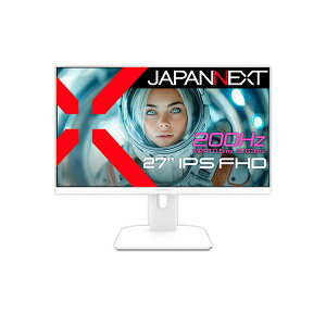JN-IPS27G200F-W JAPANNEXT Q[~OtfBXvC 27^ / 1920×1080 / HDMI×2 DP×1 / zCg / Xs[J[L / 2Nۏ