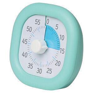 【エントリーでP10倍!24日20:00-27日9:59】 ソニック LV-3062-MB トキ・サポ 時っ感タイマー 10cm 色で時間の経過を実感 ミントブルー