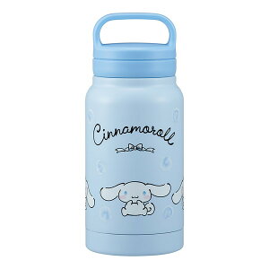 STSC4 シナモロール 水彩コスメ スケーター 保温 保冷 ステンレス マグボトル 350ml スクリューハンドル付 サンリオ