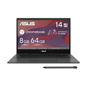 CM1402FM2A-EC0046 ASUS [ASUS Chromebook CM14 Flip (MediaTek Kompanio 520/8GB/eMMCE64GB/whCuȂ/Chrome OS/OfficeȂ/14^/^b`pl/X^CXy)]