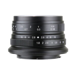 ���H�� 7Artisans 25mm F1.8 �u���b�N �}�C�N���t�H�[�T�[�Y [���������Y]