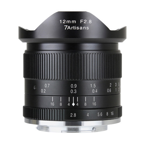 12mm 7Artisans 七工匠 F2.8 [交換レンズ] マイクフォーサーズ ブラック カメラ用交換レンズ