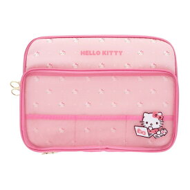 ハローキティ キティ PCケース 13インチ A4サイズ かわいい クッション ポケット 刺繍 パソコン モバイル キャリングケース サンリオ オフィス バッグインバッグ おしゃれ 2335166 ギフト プレゼント 誕生日