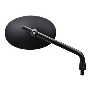 D60498 デイトナ(Daytona) ハイビジミラー バイク用 ミラー 10mm逆ネジ 耐振 広角 オーバル ロー ブラック 右専用 片側1本