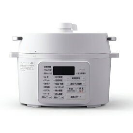 アイリスオーヤマ PC-MA2-W ホワイト 電気圧力鍋 2.2L 電気圧力鍋 ナベ なべ 電気鍋 手軽 簡単 使いやすい 料理 おいしい 調理家電 キッチン家電 圧力鍋 電気圧力なべ 炊飯器 保温 レシピ 低温調理 グリル鍋 メーカー直送