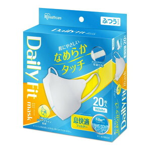 RN-DH20SW �A�C���X�I�[���} �z���C�g [DAILY FIT MASK �Ȃ߂炩�^�b�` ���� �ӂ��T�C�Y 20����]
