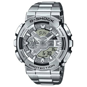 【エントリーでP10倍!24日20:00-27日9:59】 腕時計 時計 CASIO カシオ G-SHOCK メンズ GM-110D-8AJF ANALOG-DIGITAL 110 SERIES Gショック GSHOCK ジーショック クォーツ ウォッチ シルバー 誕生日 新生活 クリスマス