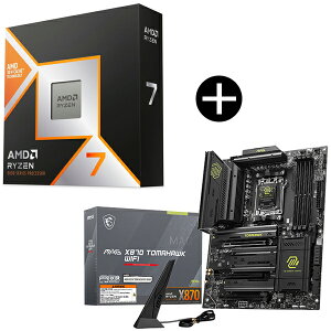 AMD Ryzen 7 9800X3D CPU + MSI MAG X870 TOMAHAWK WIFI }U[{[h Zbg