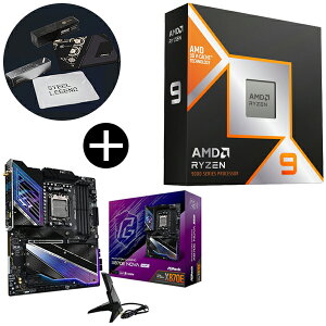 AMD Ryzen 9 9950X3D CPU + ASRock X870E Nova WiFi Phantom Gaming }U[{[h + ASRockIWi}EXpbh Zbg