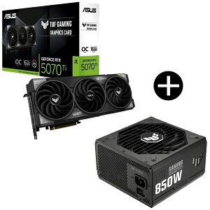 ASUS TUF-RTX5070TI-O16G-GAMING OtBbN{[h + TUF-GAMING-850G ubN djbg Zbg