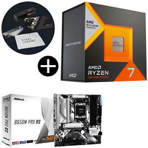 AMD Ryzen7 7800X3D W/O Cooler (8C/16T 4.2Ghz 120W) 100-100000910WOF Q[~OvZbT[ + ASRock B650M Pro RS + ASRockIWi}EXpbh Zbg