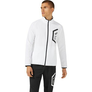 【エントリーでP10倍!24日20:00-27日9:59】 スポーツウエア TEAM HEX DRY CROSS JACKET BRILLIANT WHITE M 2031E052 100 アシックス