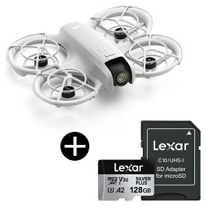 DJINeoFlyMoreR{ + LEXAR LMSSIPL128G-BNANG Professional SILVER PLUS microSDXC UHS-I }CNSDJ[h 128GB Zbg