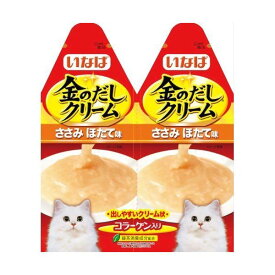 いなばペットフード 金のだしクリームささみほたて60gIC-83 猫 ウェットフード キャットフード いなば 金のだし クリーム ペースト トッピング ささみ ほたて