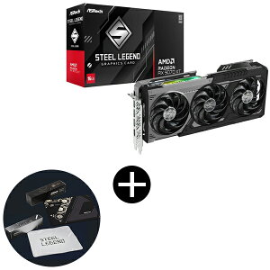 ASRock RX9070XT SLD 16G ubN OtBbN{[h + ASRockIWi}EXpbh Zbg